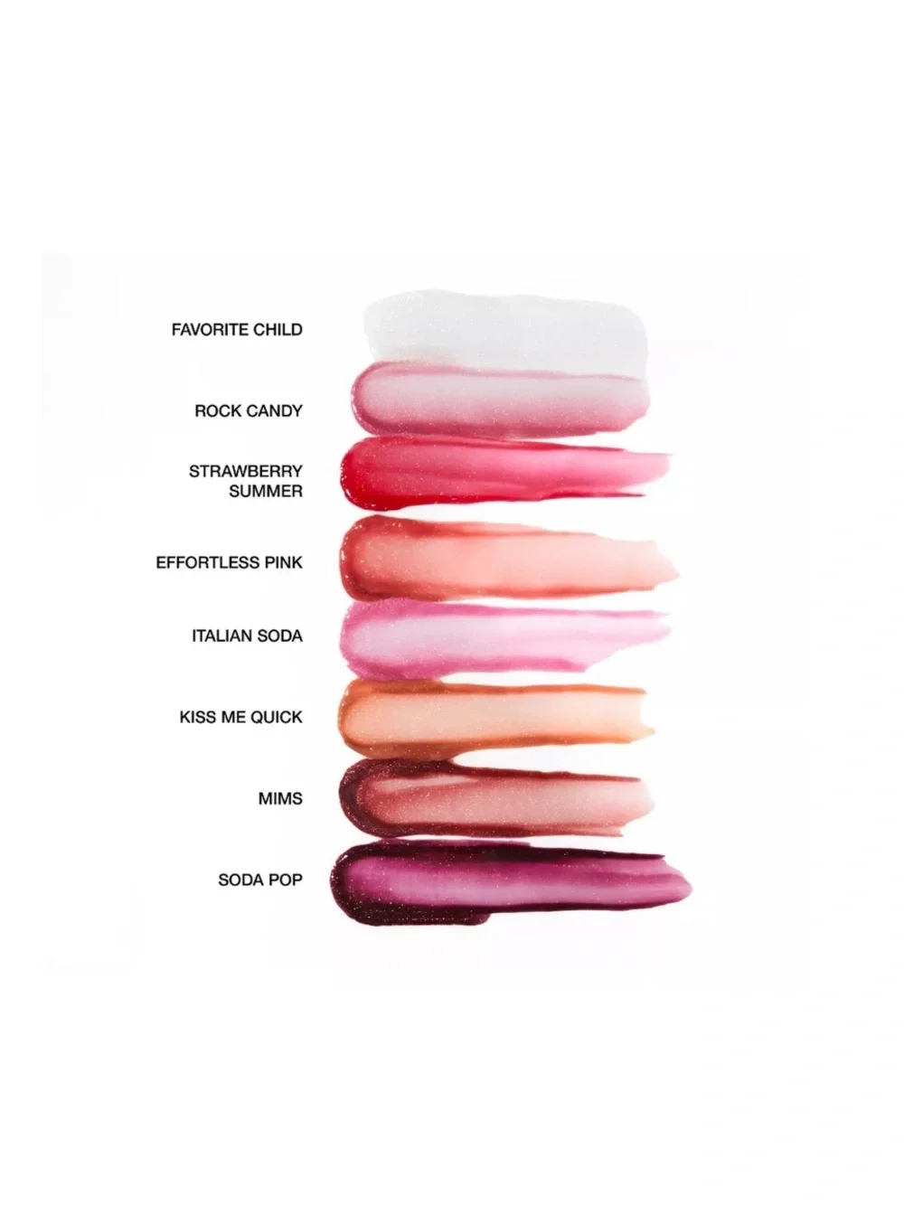 DIBS Beauty Go To Glossy Balm Color Italian Soda pink milkshake shimmer